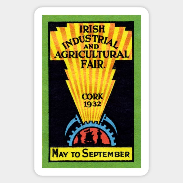 1932 Irish Industry Agriculture Sticker by historicimage